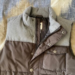 XL Boys’ Grey+Brown Vest